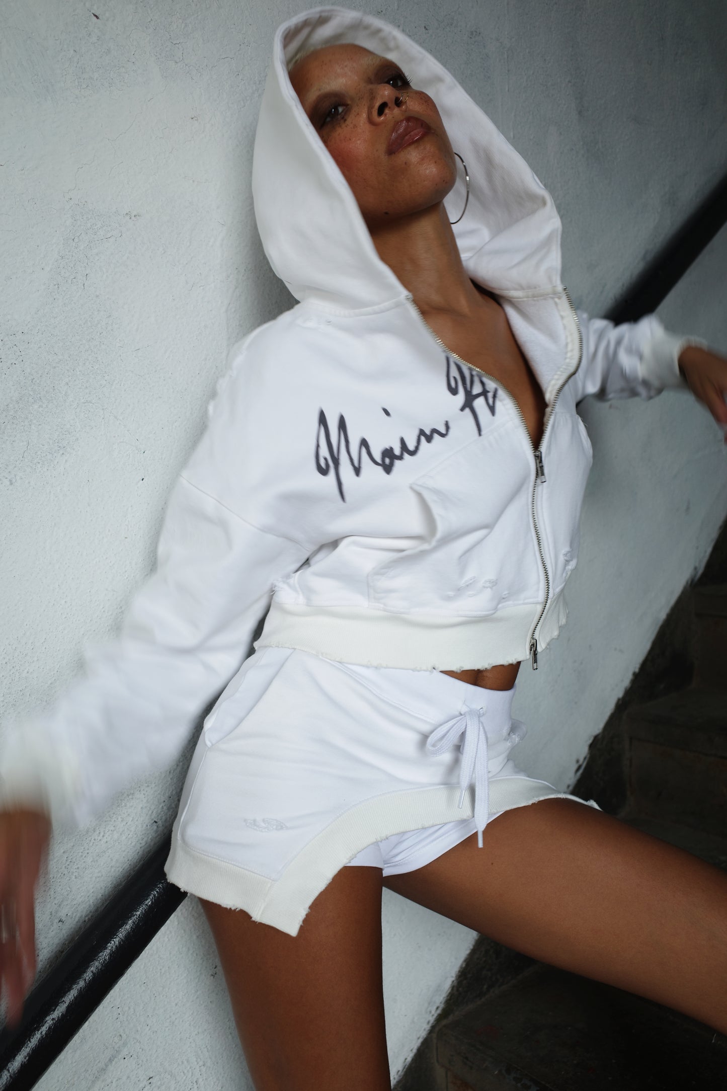 White Skort