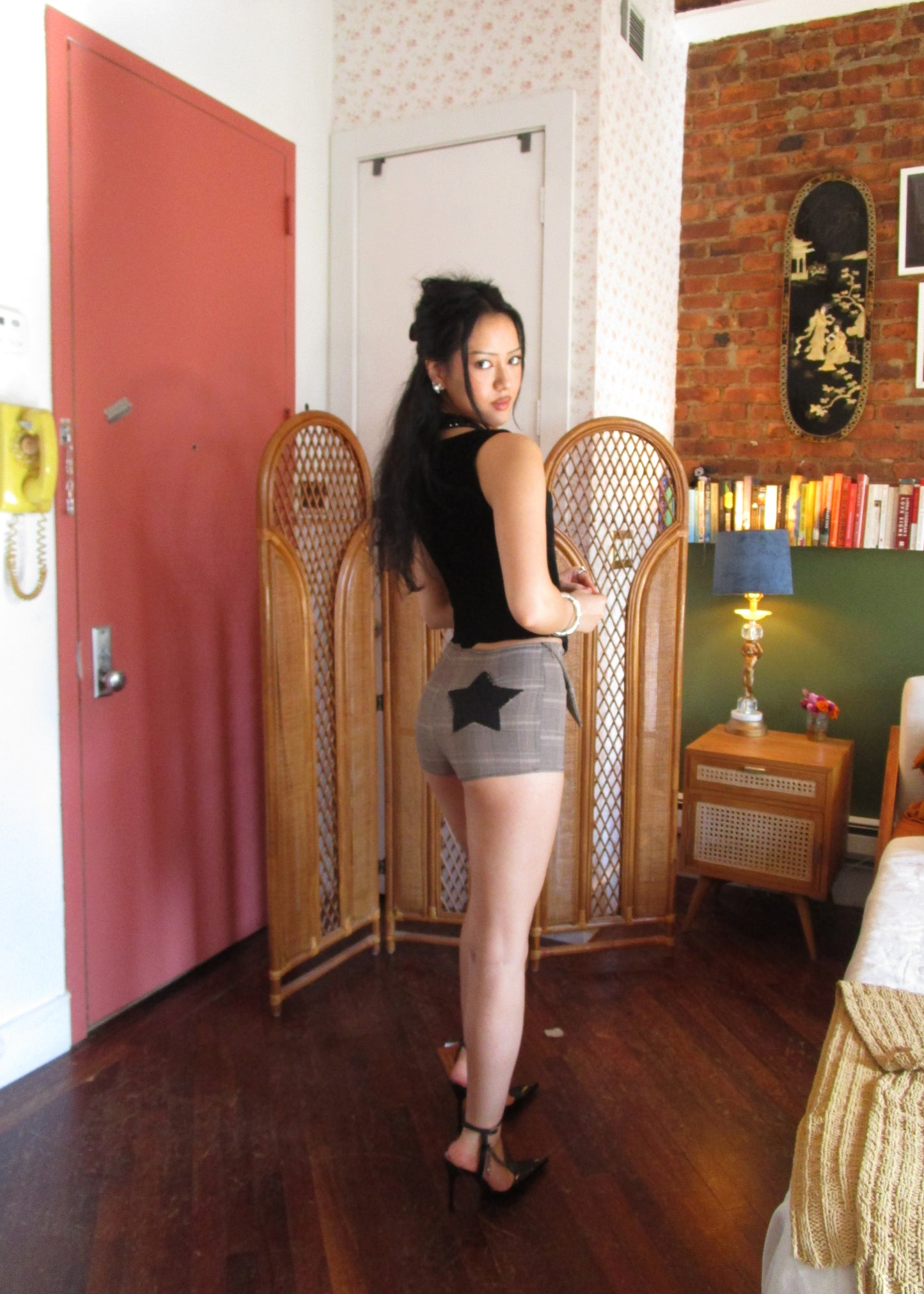 Plaid Mini Shorts