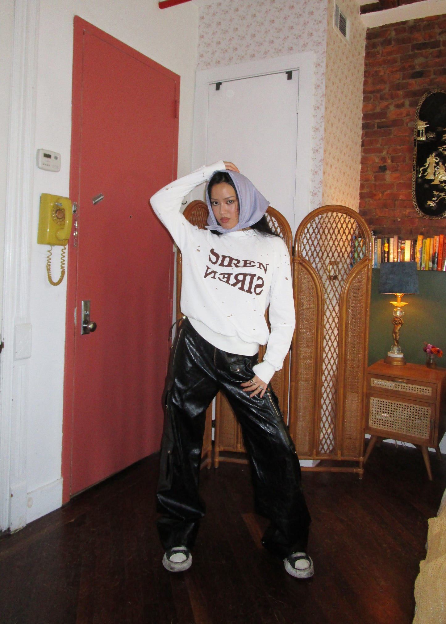 Cut-Up Thermal Shirt