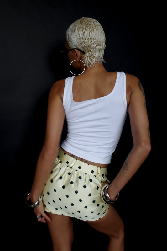 Yellow Logo Skirt