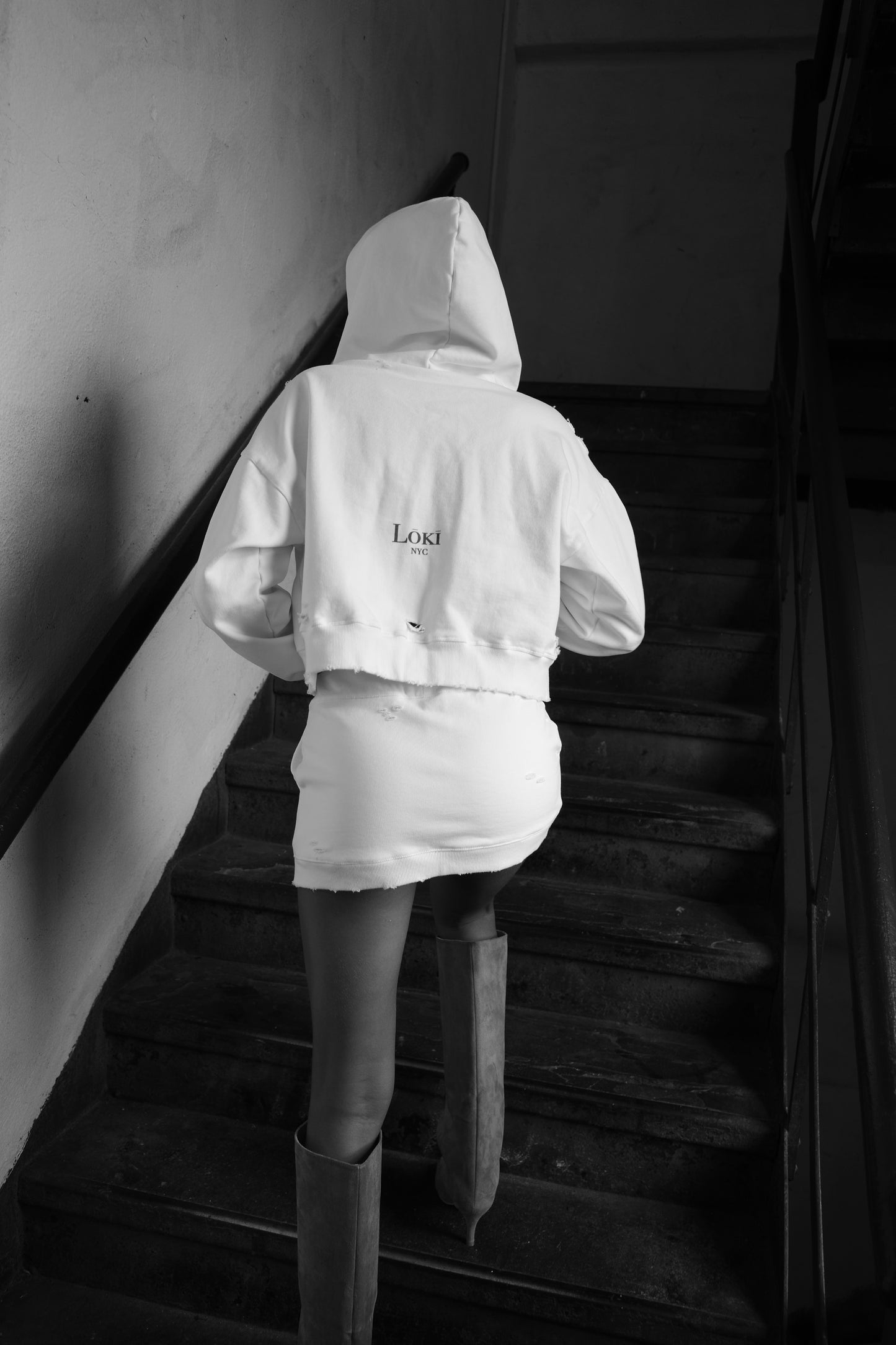 White Skort